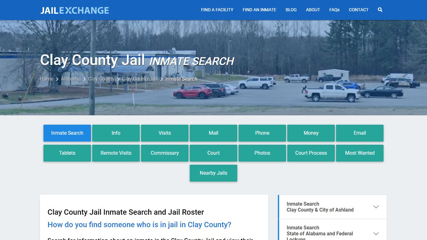 Inmate Search: Roster & Mugshots - Clay County Jail, AL